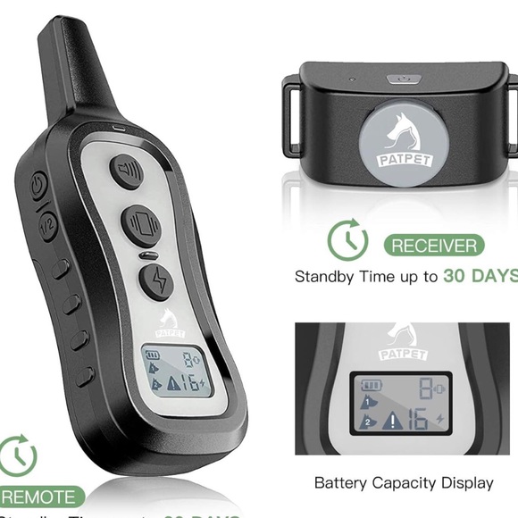 PATPET Dog Shock Training Collar - Picture 2 of 8